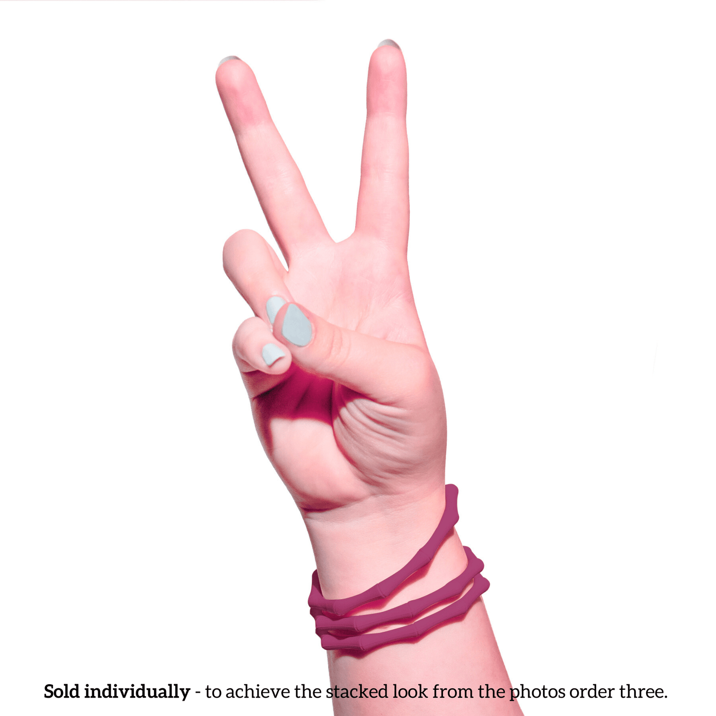 Waterproof Bamboo Bracelets - sold individually - Bangle & Babe Bracelet Key Ring