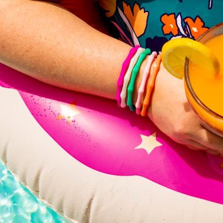 Waterproof Bracelets - sold individually - Bangle & Babe Bracelet Key Ring