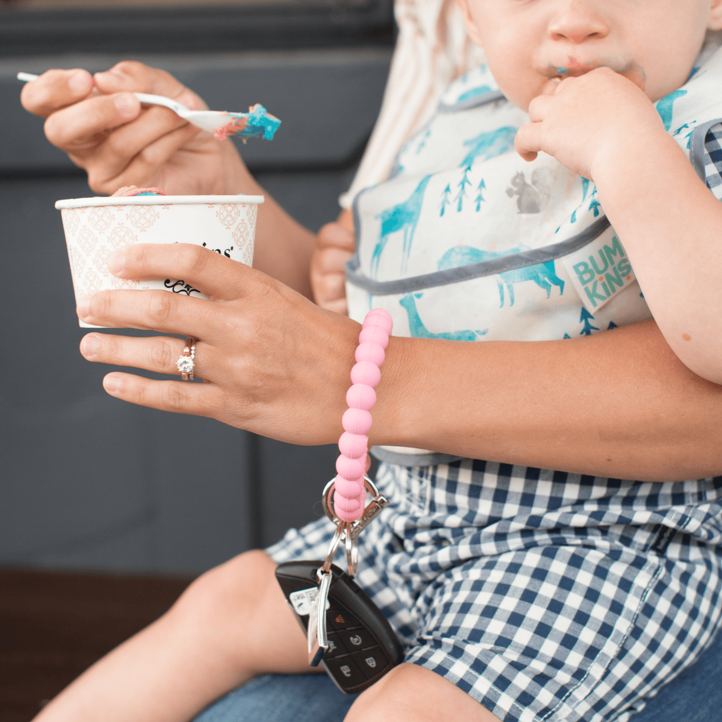 Bubble Bangle Bracelet Key Ring - Bangle & Babe Bracelet Key Ring