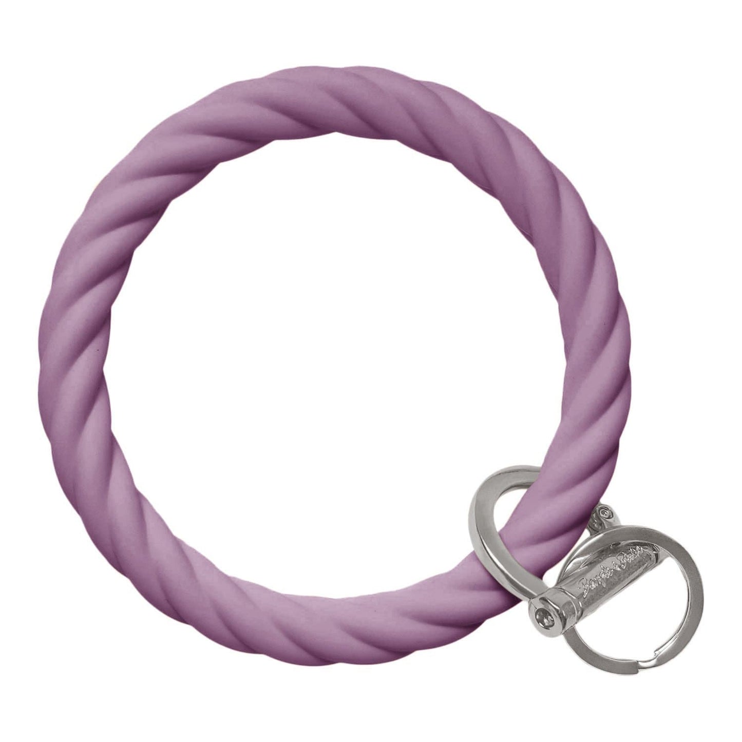 Twisted Bangle & Babe Bracelet Key Ring Twist – Wisteria Silver 