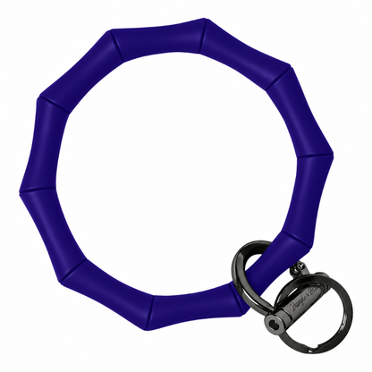 Bamboo Bangle Bracelet Key Ring EARLY ACCESS Bamboo - Iris (SEASONAL COLOR) Black