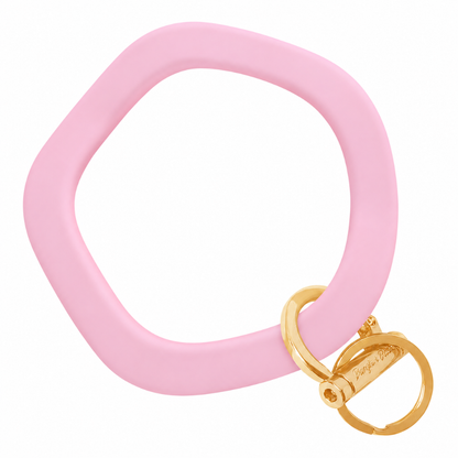 Wavy Bracelet Key Ring EARLY ACCESS Wavy - Quartz Pink (SEASONAL COLOR) Gold