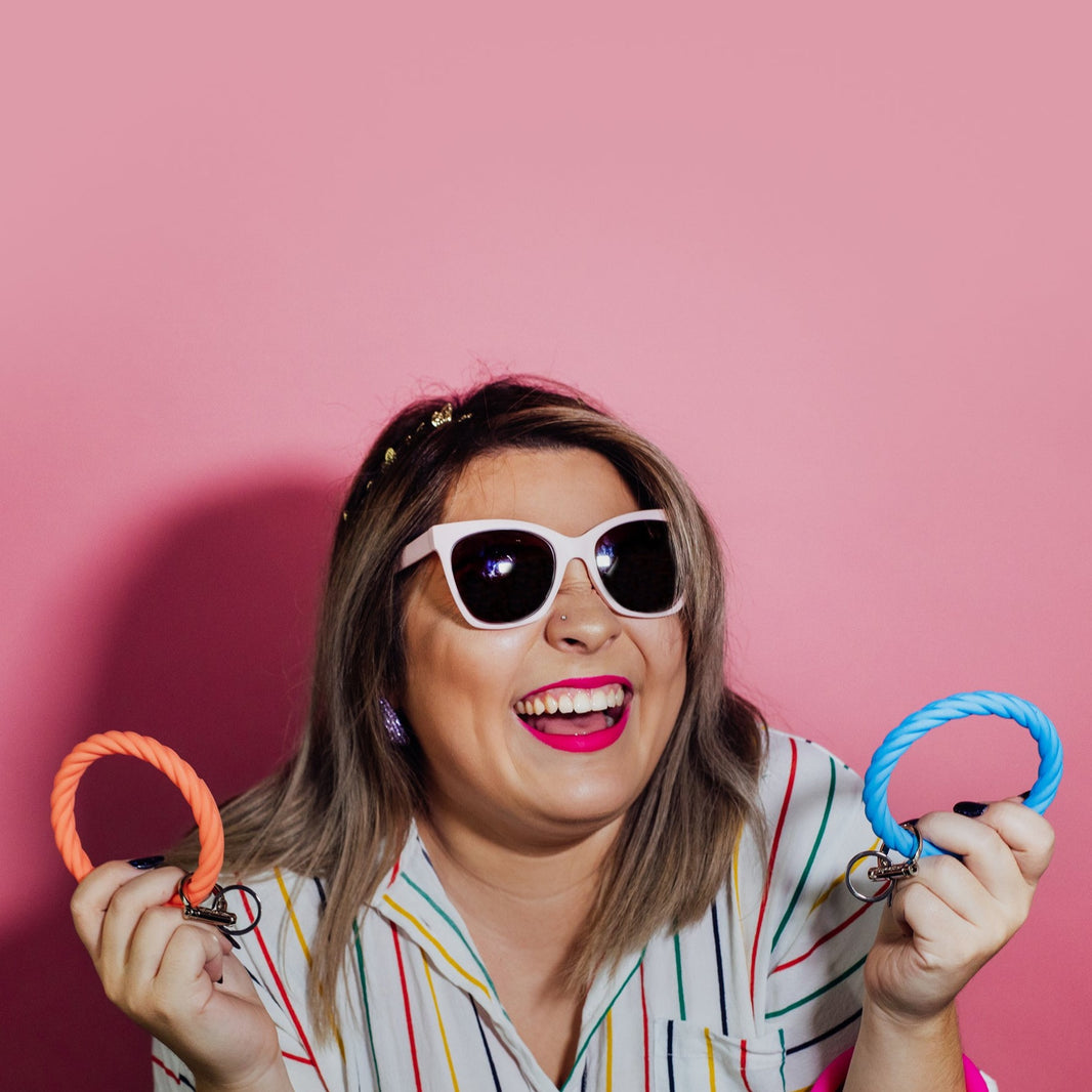 Custom Bracelet Key Ring Bangle & Babe Bracelet Key Ring