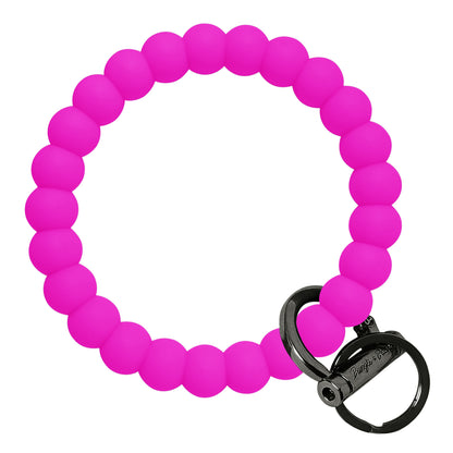 Bubble Bangle Bracelet Key Ring Bubble - Pearl Rose Gold
