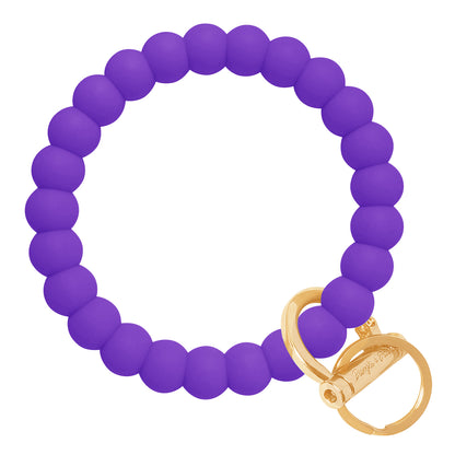 Bubble Bangle Bracelet Key Ring Bubble - Poppin' Purple Gold