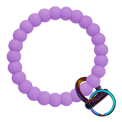 Bubble Bangle Bracelet Key Ring Bubble - Orchid Rainbow