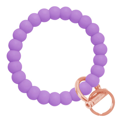 Bubble Bangle Bracelet Key Ring Bubble - Orchid Rose Gold