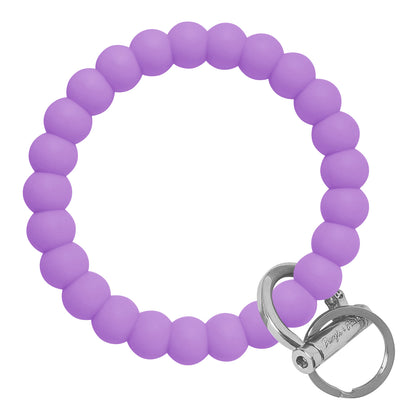 Bubble Bangle Bracelet Key Ring Bubble - Orchid Silver