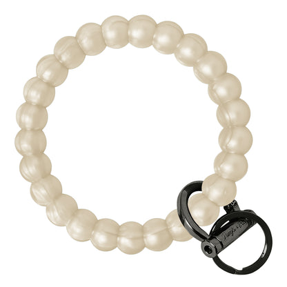 Bubble Bangle Bracelet Key Ring Bubble - Pearl Black