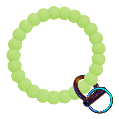 Bubble Bangle Bracelet Key Ring Bubble - Green Tea Rainbow