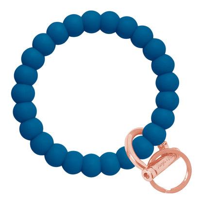 Bubble Bangle Bracelet Key Ring EARLY ACCESS Bubble – Indigo Blue Rose Gold