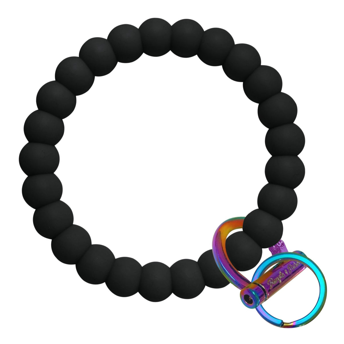 Bubble Bangle Bracelet Key Ring EARLY ACCESS Bubble – Black Rainbow
