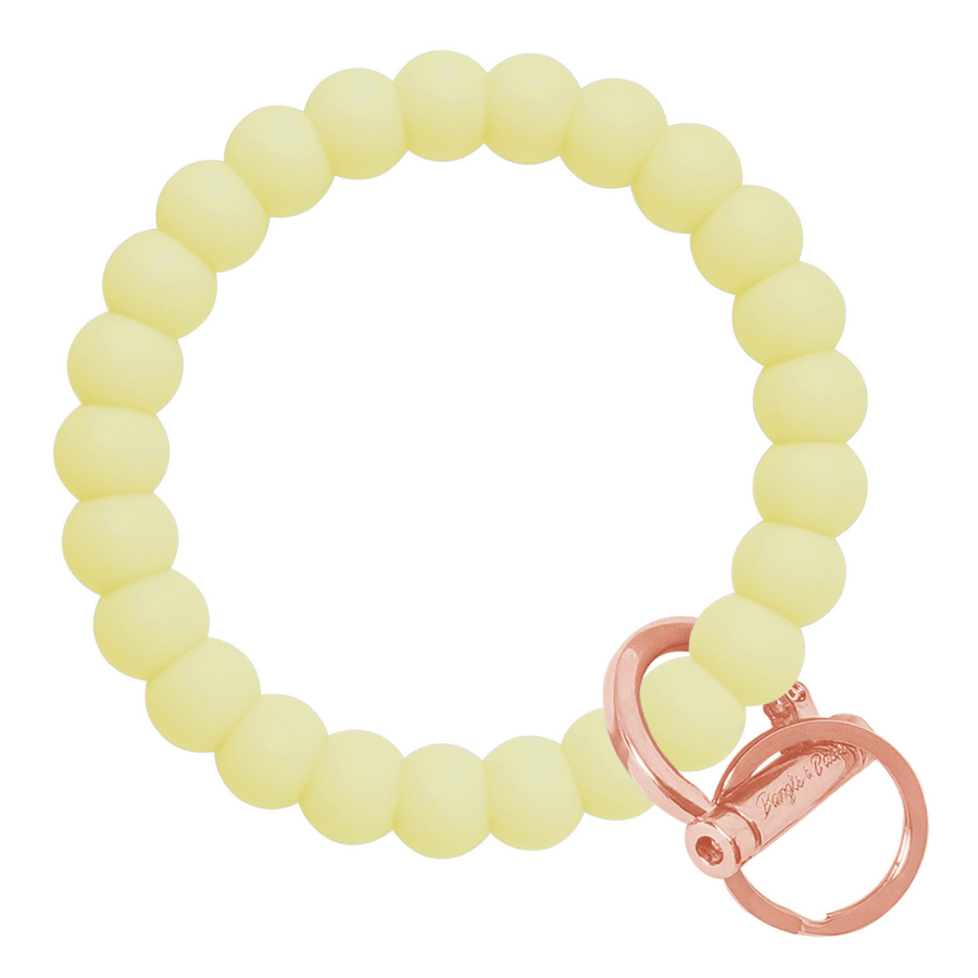 Bubble Bangle Bracelet Key Ring EARLY ACCESS Bubble – Buttercup (SEASONAL COLOR) Rose Gold