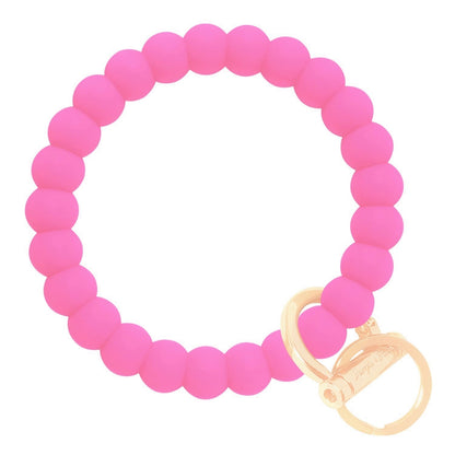 Bubble Bangle Bracelet Key Ring EARLY ACCESS Bubble – Bright Pink Gold