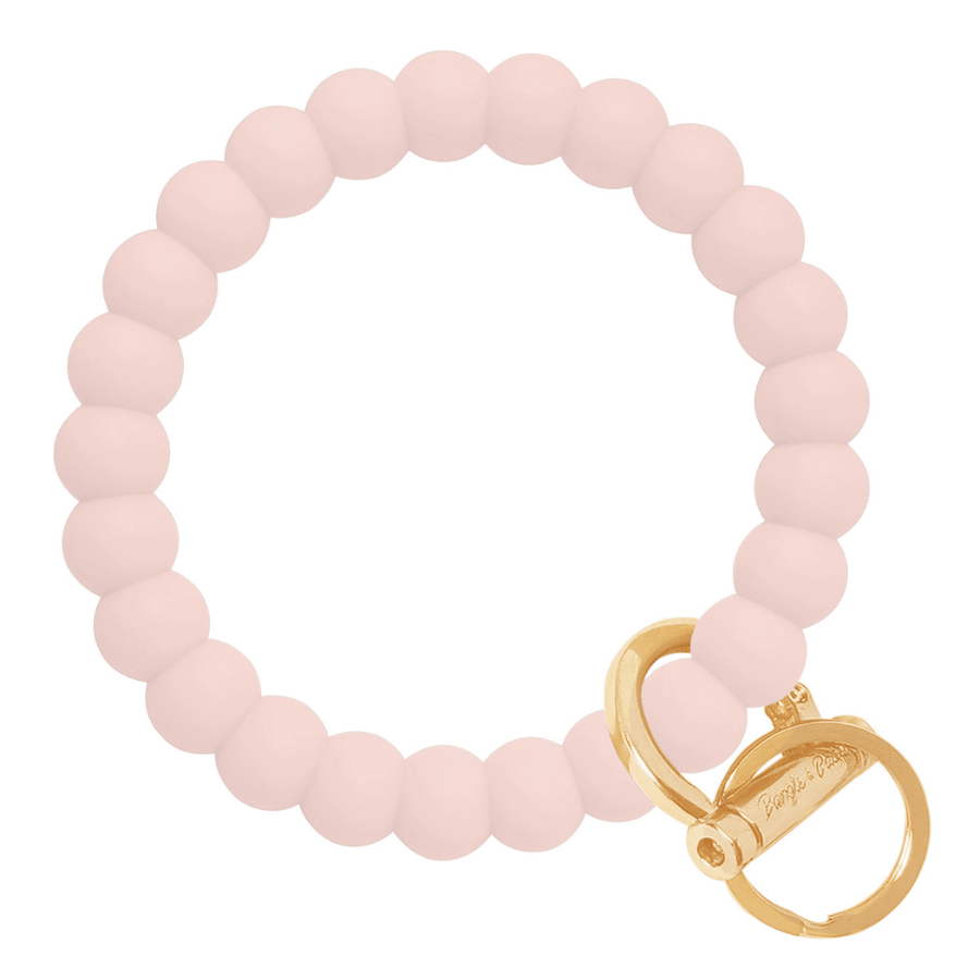 Bubble Bangle Bracelet Key Ring EARLY ACCESS Bubble – Ballet Slipper Pink (SEASONAL COLOR) Gold