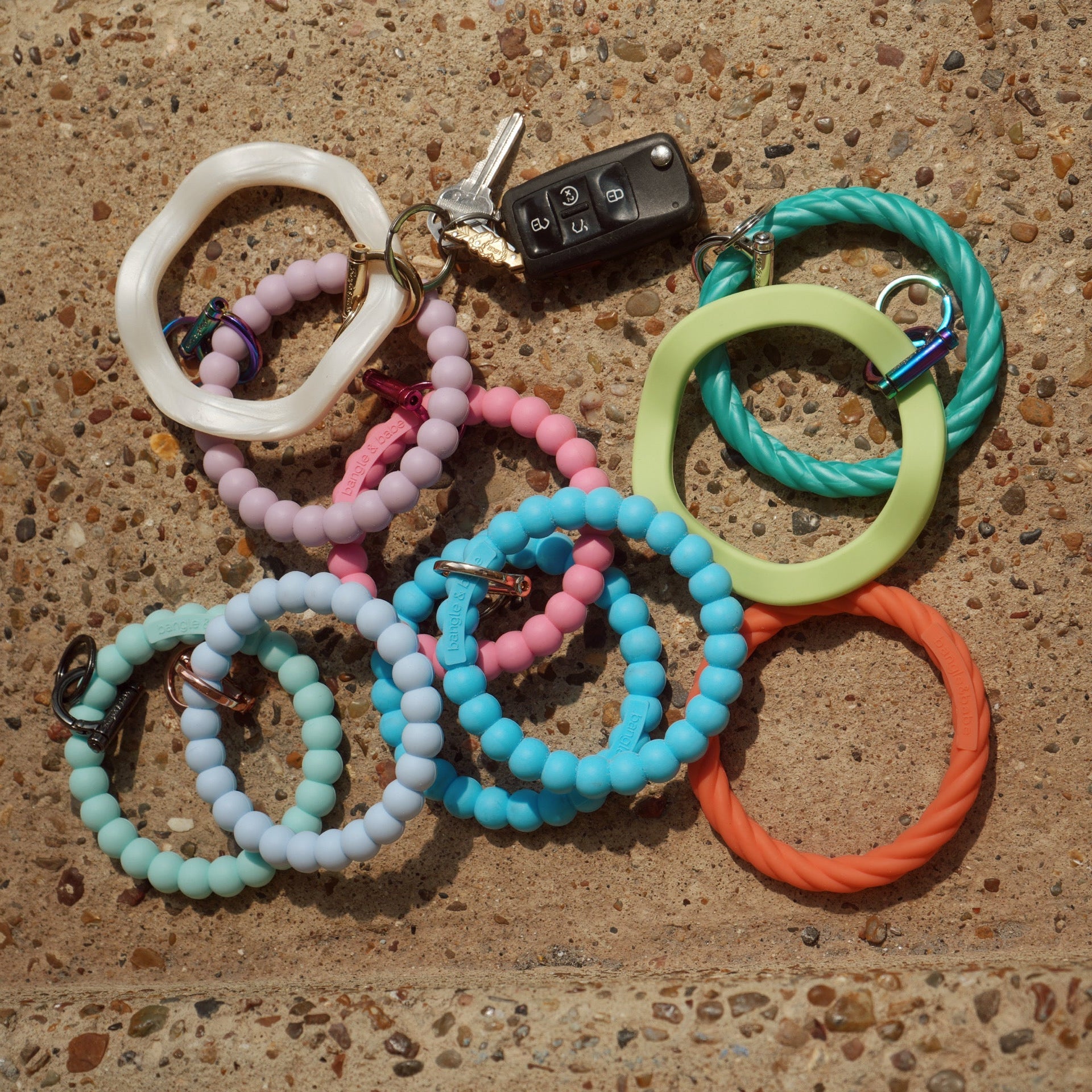 MYSTERY Bangle Bracelet Key Ring