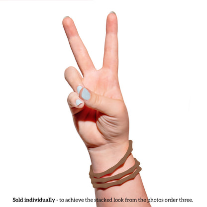 Waterproof Bracelets - sold individually Driftwood