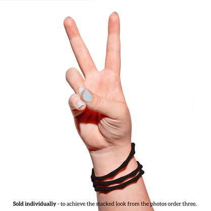 Waterproof Bracelets - sold individually Black