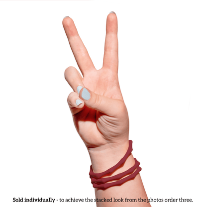 Waterproof Bracelets - sold individually Mulberry