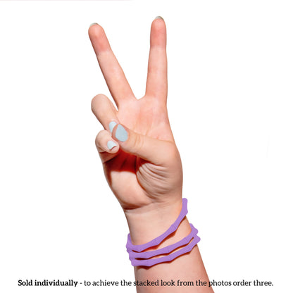 Waterproof Bracelets - sold individually Orchid