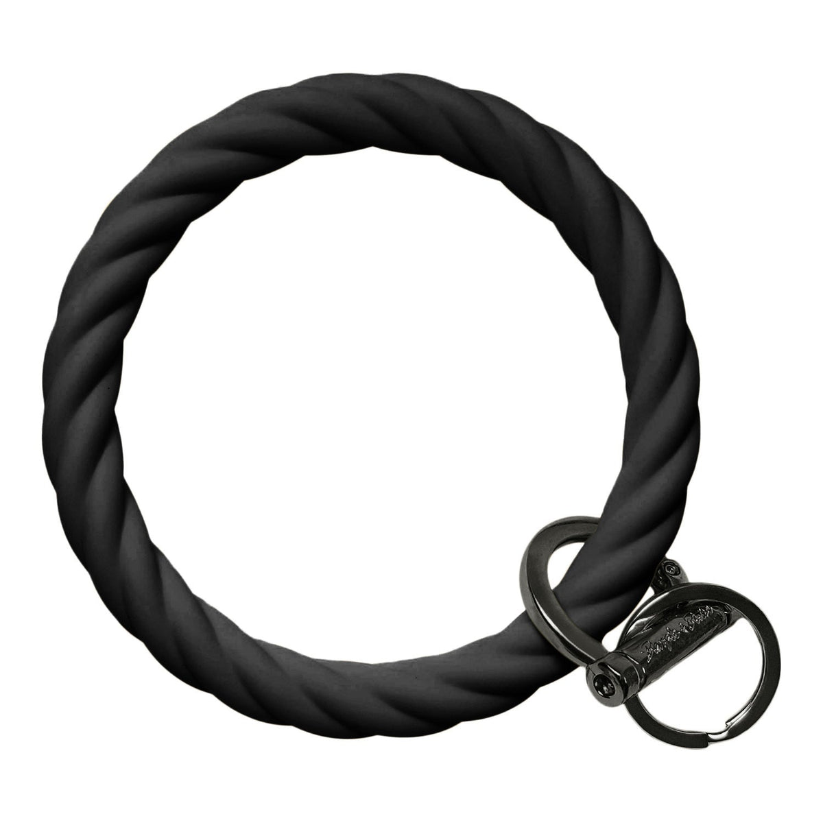 Twisted Bangle Bracelet Key Ring EARLY ACCESS Twist - Black Black