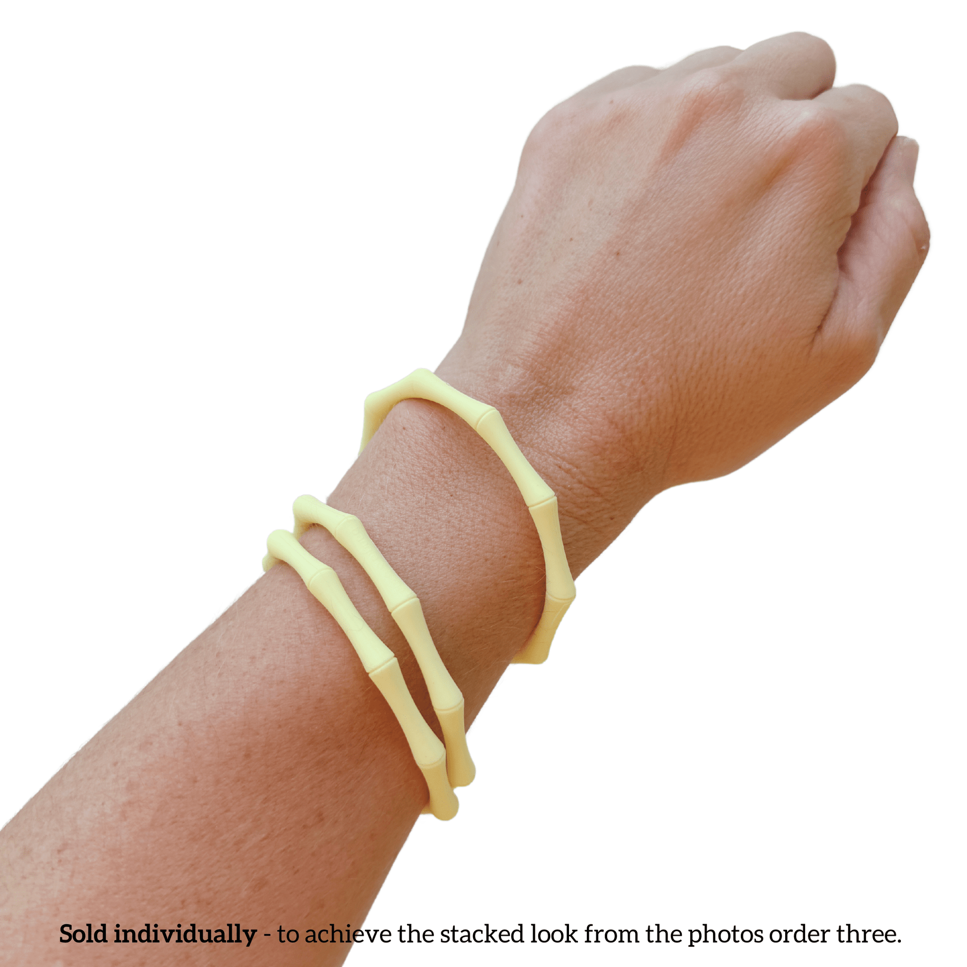 Waterproof Bamboo Bracelets - sold individually - Bangle & Babe Bracelet Key Ring