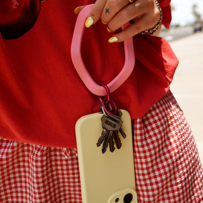Wavy Bracelet Key Ring
