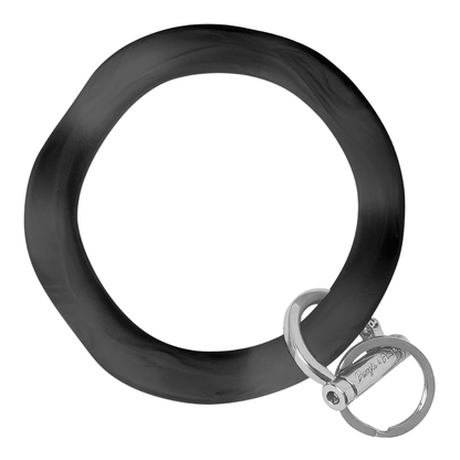 Wavy Bracelet Key Ring Wavy - Black Pearl