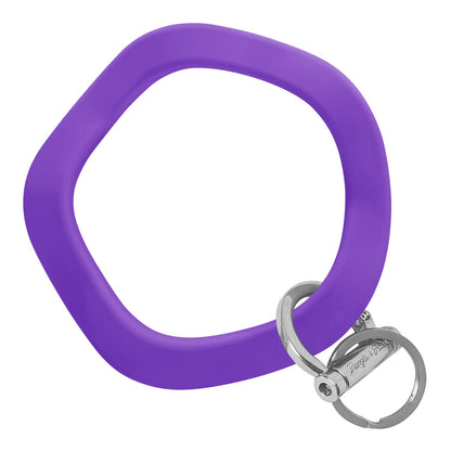 Wavy Bracelet Key Ring Wavy - Poppin' Purple
