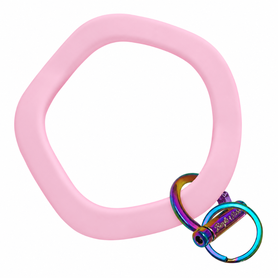 Wavy Bracelet Key Ring EARLY ACCESS Wavy - Quartz Pink (SEASONAL COLOR) Rainbow