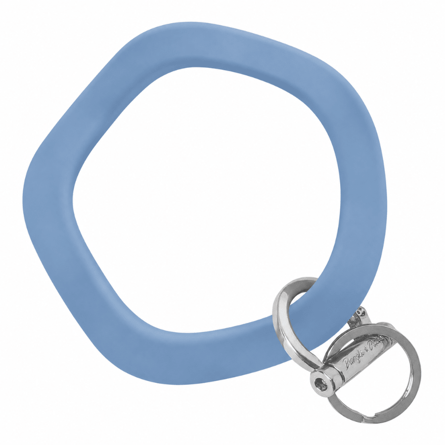 Wavy Bracelet Key Ring EARLY ACCESS Wavy - Slate Blue (SEASONAL COLOR) Silver