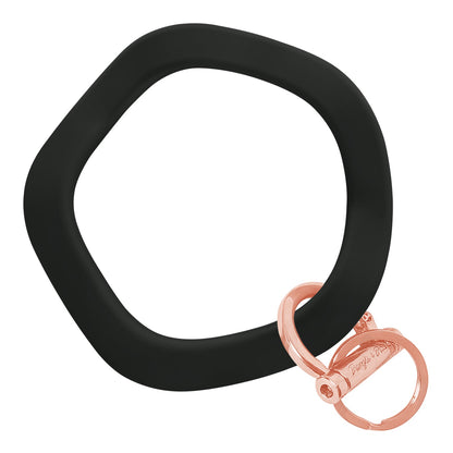 Wavy Bracelet Key Ring EARLY ACCESS Wavy - Black Rose Gold