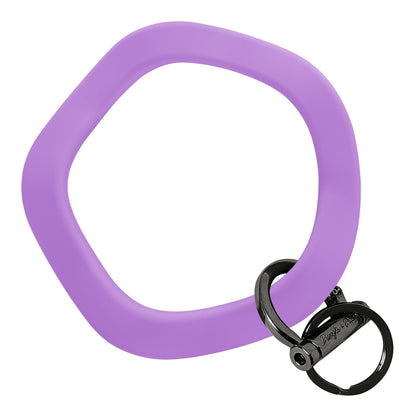 Wavy Bracelet Key Ring Wavy - Orchid Black