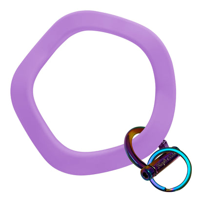 Wavy Bracelet Key Ring Wavy - Orchid Rainbow