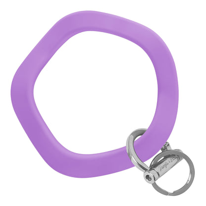 Wavy Bracelet Key Ring Wavy - Orchid Silver