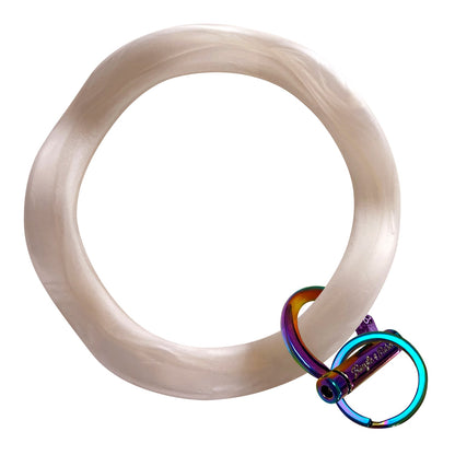 Wavy Bracelet Key Ring Wavy - Pearl Rainbow
