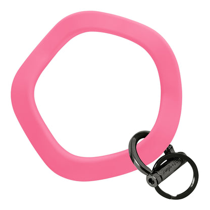 Wavy Bracelet Key Ring Wavy - Hibiscus Black