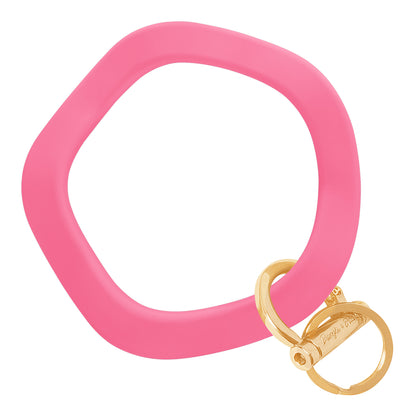Wavy Bracelet Key Ring Wavy - Hibiscus Gold
