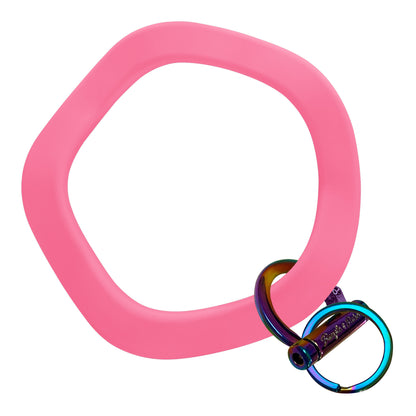 Wavy Bracelet Key Ring Wavy - Hibiscus Rainbow