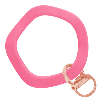 Wavy Bracelet Key Ring Wavy - Hibiscus Rose Gold