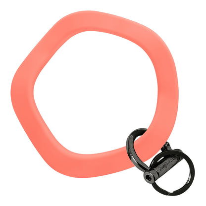 Wavy Bracelet Key Ring Wavy - Coral Black