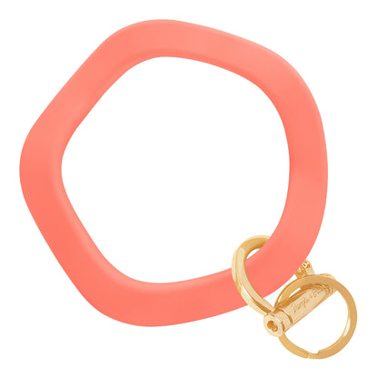 Wavy Bracelet Key Ring Wavy - Coral Gold