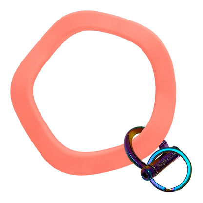 Wavy Bracelet Key Ring Wavy - Coral Rainbow