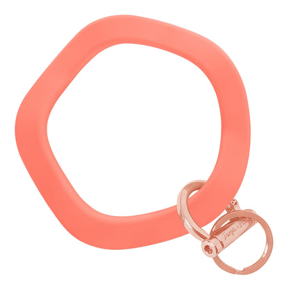 Wavy Bracelet Key Ring Wavy - Coral Rose Gold