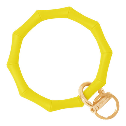 Bamboo Bangle Bracelet Key Ring Bamboo – Yellow Gold