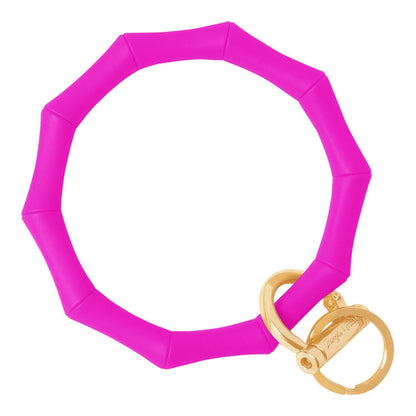 Bamboo Bangle Bracelet Key Ring