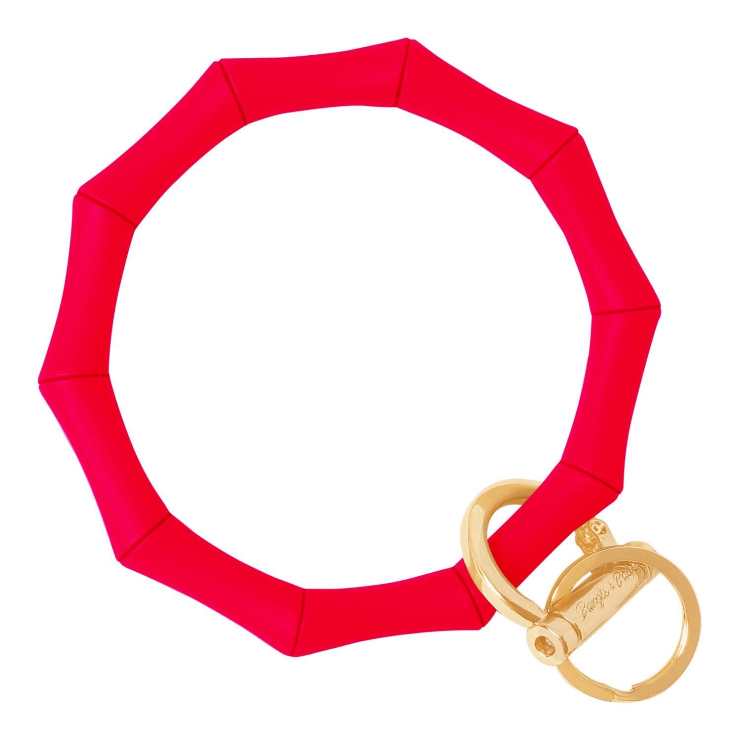Bamboo Inspired Bangle & Babe Bracelet Key Ring Bamboo – Red Gold 