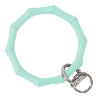 Bamboo Bangle Bracelet Key Ring Bamboo – Army Green Rose Gold