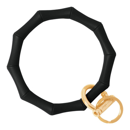Bamboo Bangle Bracelet Key Ring Bamboo – Maroon Rose Gold