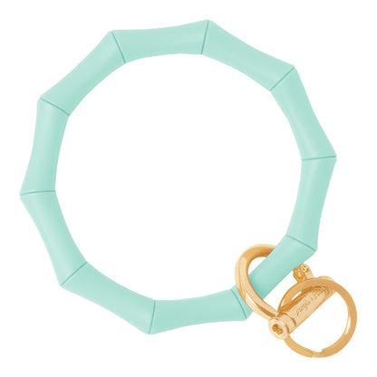 Bamboo Bangle Bracelet Key Ring Bamboo – Army Green Rose Gold
